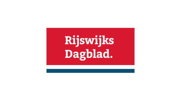 Logo krant Rijswijk - Rijswijks Dagblad op een transparante achtergrond - 600 * 337 pixels 
